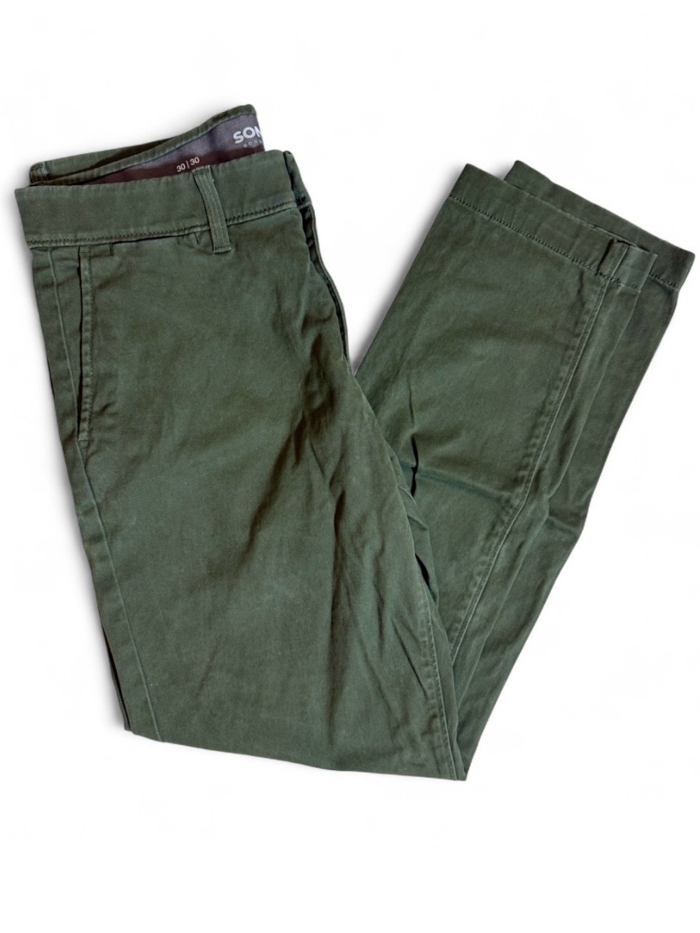 Sonoma Dark Olive Green Chino Pants Men’s Size 30